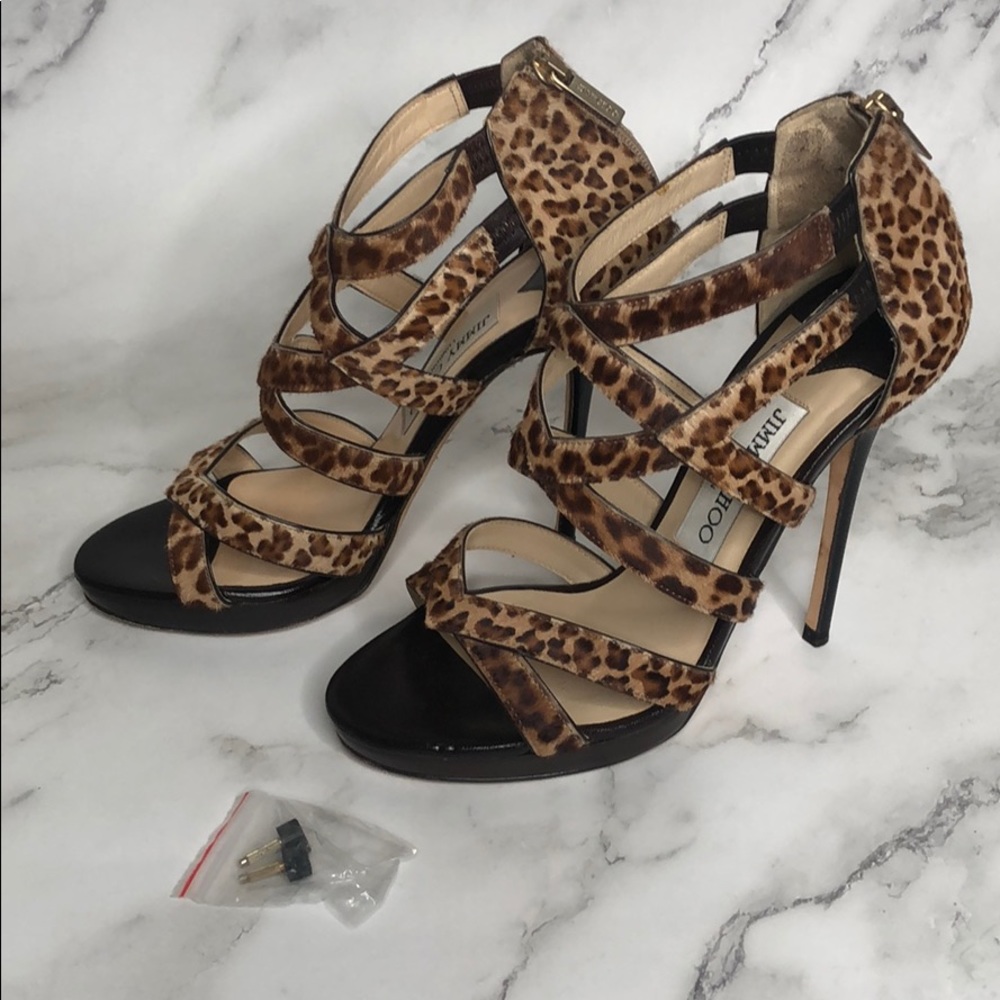 Jimmy choi leopard sandals